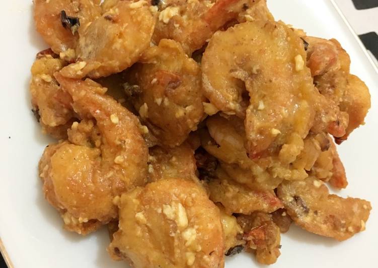 Resep: Udang goreng telur asin yang Gurih