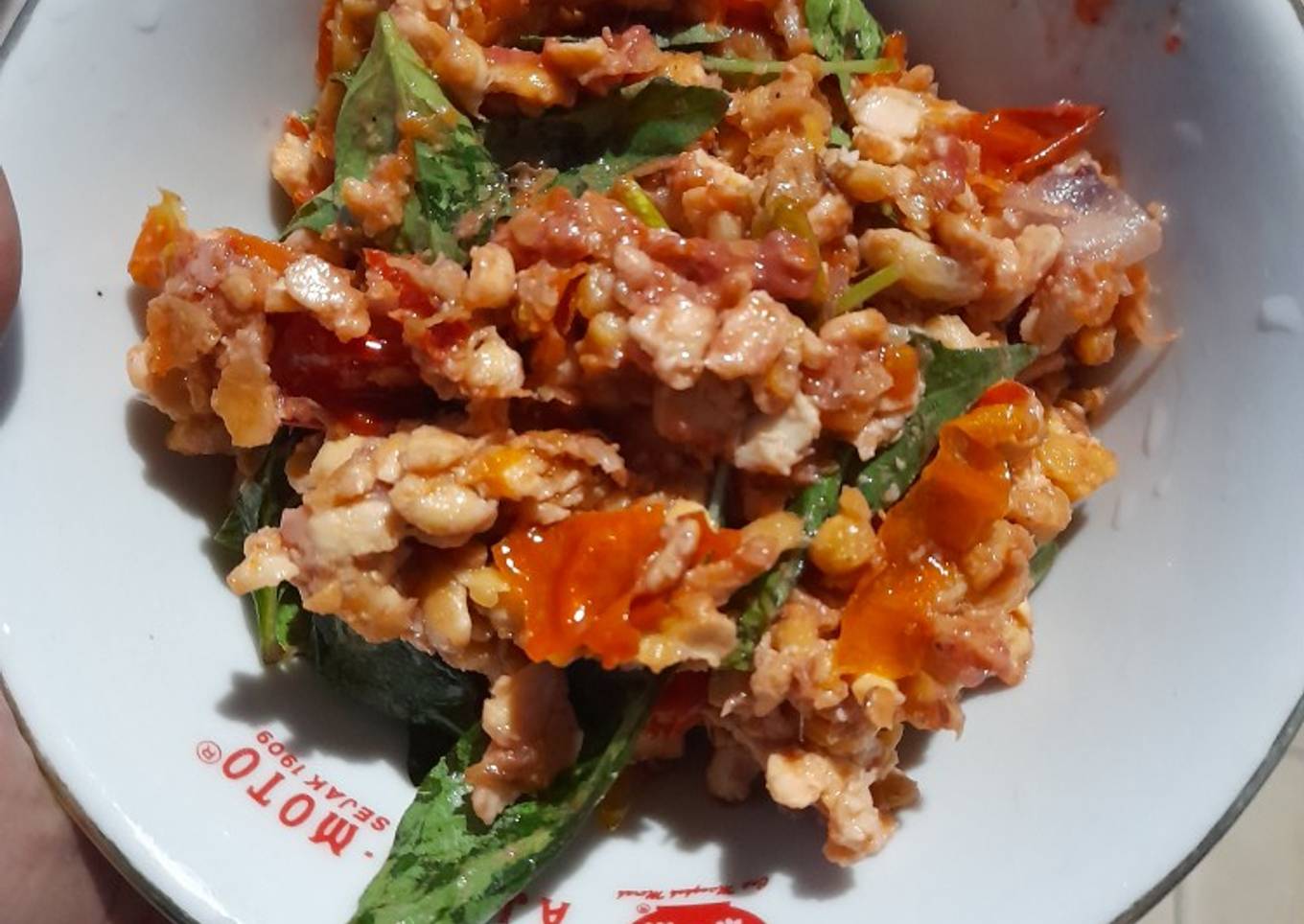 Sambel tempe kemangi