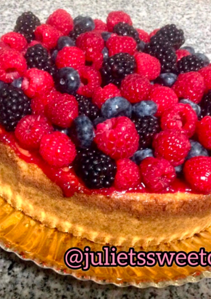 Una foto de Cheesecake inspirado en el anime de Sakura 🍓 🌸
