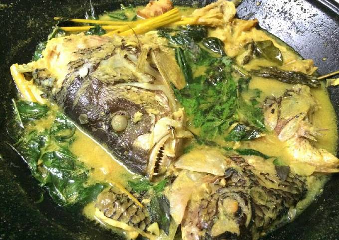Resep Kuah kuning kepala ikan kakap oleh Indah Lai Fo