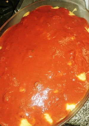 Una foto de Polenta rellena