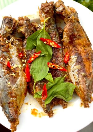Hình của món Cá kho rau răm (vị hơi nhạt).