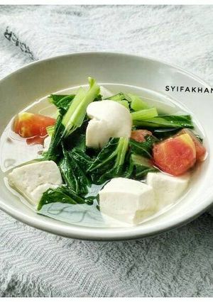 Foto resep Sayur Sawi Tahu Sutra Magic Com