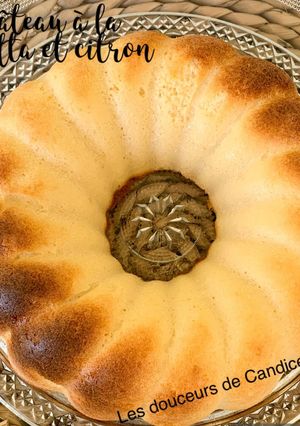 Une photo de Gâteau à la ricotta et citron