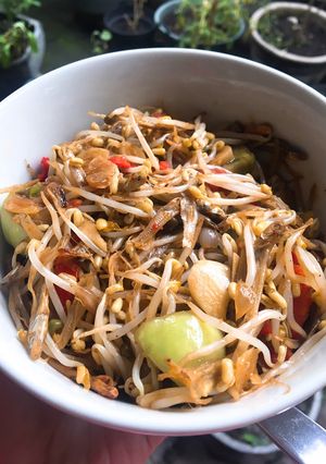 Foto resep Tauge Cah Teri Asin
