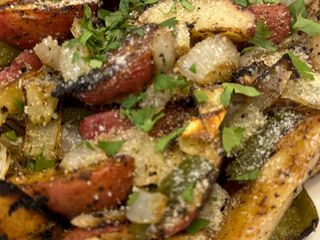 Greek Lemon Roasted Potatoes