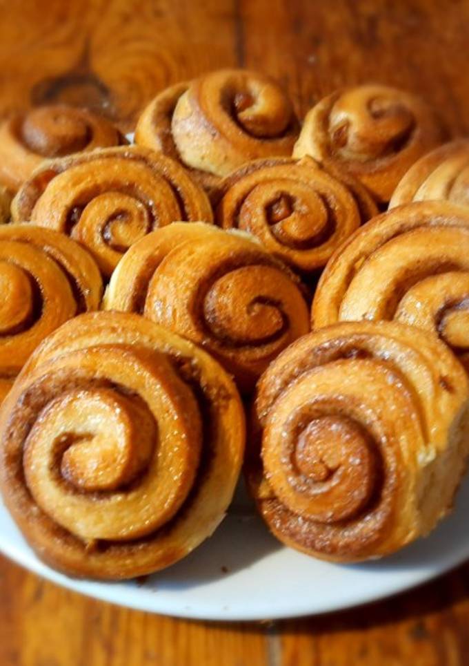 Булочки с корицей и яблоками 🍏