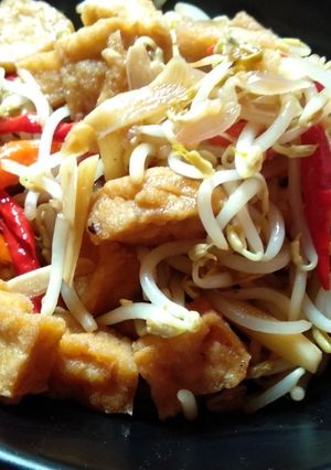 Foto resep Tumis tauge tahu