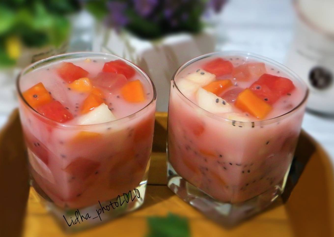 Es Buah campur Aloevera