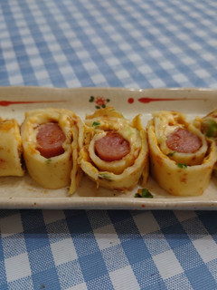 熱狗起士蛋餅 的食譜成品照片