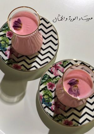 صورة لوصفة شراب الورد