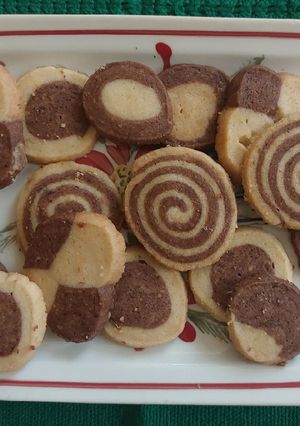 Una foto de Galletas bicolor