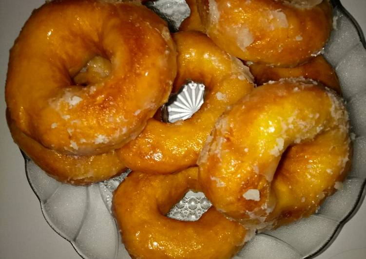 Donat labu kuning tanpa telur ala Dapoer Ismia