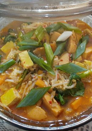 Foto resep Sup Tahu Pedas (Sunbuddu Jiggae)