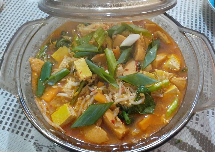 Resep Sup Tahu Pedas (Sunbuddu Jiggae) Anti Gagal
