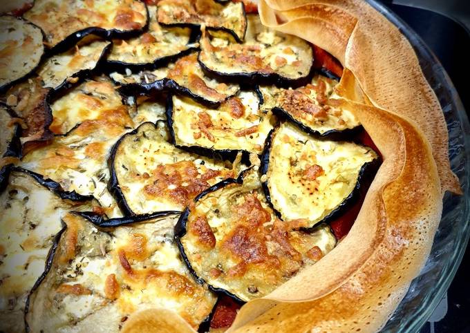 Easiest Way to Make Tarte fine à la feuille de brick et aubergines