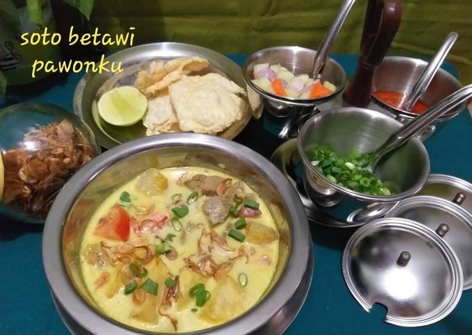 99.Soto Betawi kuah santan susu