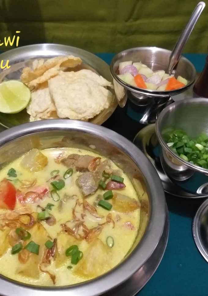 Foto resep 99.Soto Betawi kuah santan susu