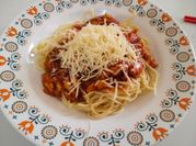 Gambar main course kontinental pasta