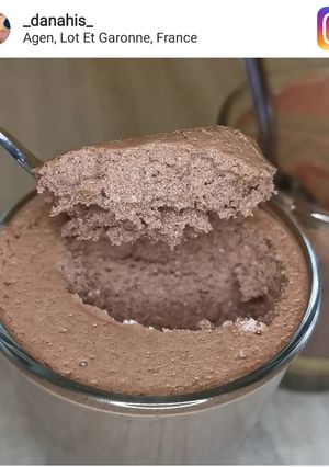 Une photo de Mousse au chocolat Vegan