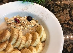 Foto de Papas de aveia com sabor a arroz doce