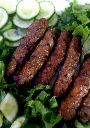 A picture of Seekh kabab.