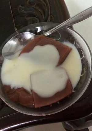 Foto resep Silky puding cokelat