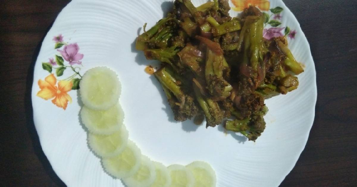 ब्रोकोली फ्राई (Broccoli fry recipe in hindi) रेसिपी बनाने की विधि in