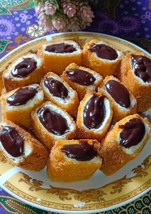 Foto resep Roti Goreng Fla Coklat
