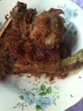 Bebek Goreng Serundeng Kelapa