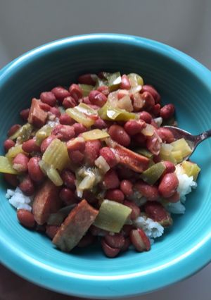 A picture of Shorty's Red Beans and Rice.