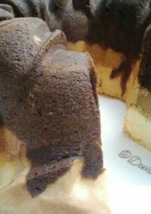 Foto resep Marble Angel Food Cake (Cake Putih Telur)