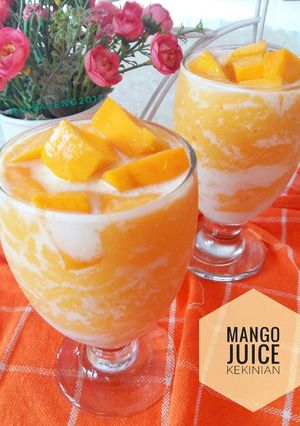 Foto resep Thai mango / mango juice kekinian #enakanbikinsendiri