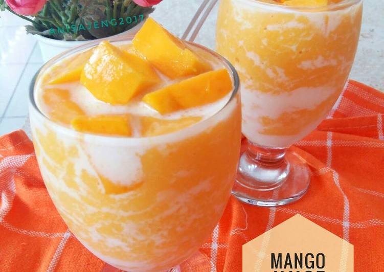 Resep Thai mango / mango juice kekinian #enakanbikinsendiri yang Enak Banget
