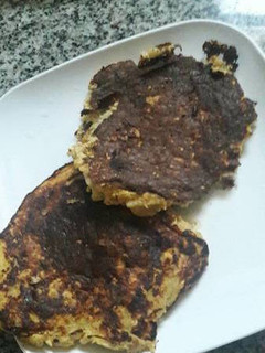Una foto de Pancakes súper fáciles y sin harina ❤