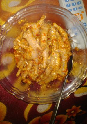 Foto resep Ceker setan pedes makyus