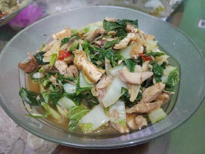 Langkah Mudah untuk Membuat Resep 136. Tumis Sawi Putih, Tahu dan Pindang Tongkol yang Lezat Anti Ribet, Menggugah Selera