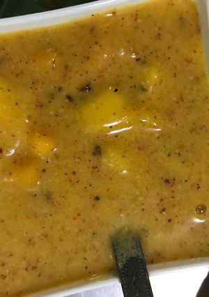 A picture of Mango Raita.
