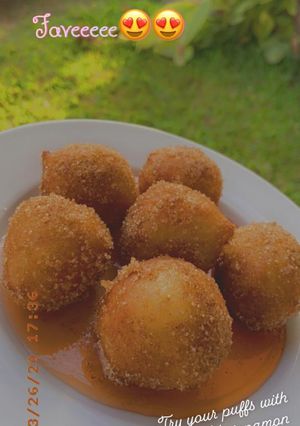 A picture of Honey Cinnamon and puff goodness.