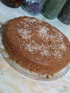 عکسی از دستور کیک شیره و گردو(رژیمی)