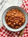 Salsa boloñesa de soja en Thermomix