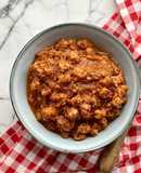 Salsa boloñesa de soja en Thermomix