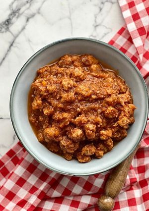 Una foto de Salsa boloñesa de soja en Thermomix