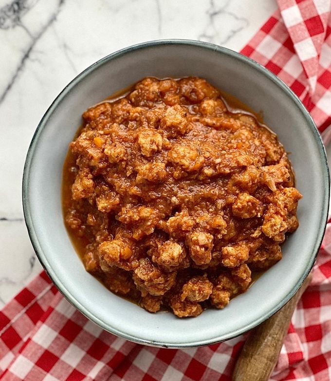 Foto principal de Salsa boloñesa de soja en Thermomix