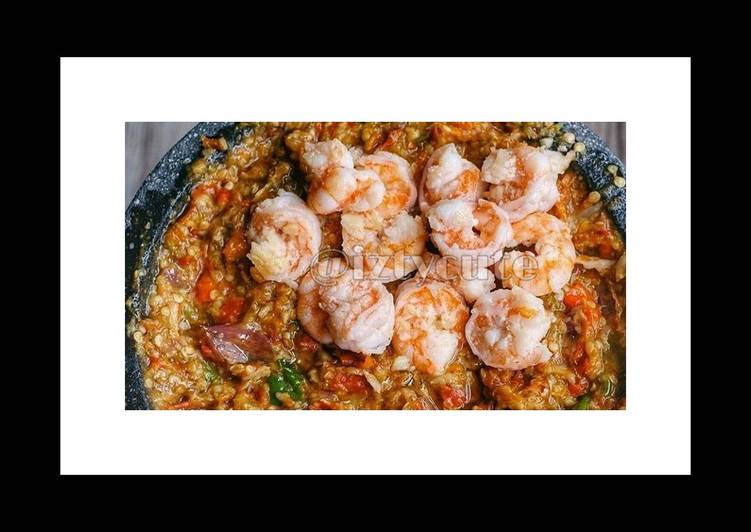 Resep Udang Geprek Sambal Terasi, Lezat Sekali