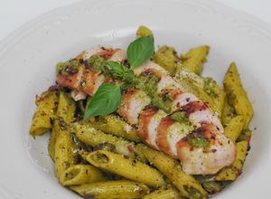 Foto resep Pesto Pasta Chicken