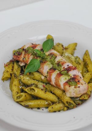 Foto resep Pesto Pasta Chicken
