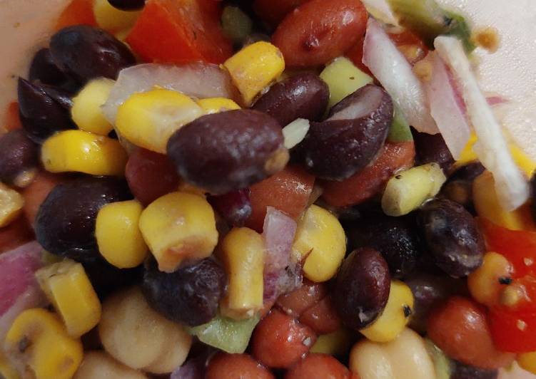 Easy Three Bean Salad Easy Three Bean Salad