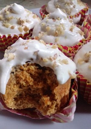 Una foto de Muffins carrot cake 🥕🥕