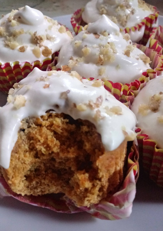 Una foto de Muffins carrot cake 🥕🥕